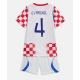 Hrvatska Josko Gvardiol #4 Replike Domaci Dres za djecu SP 2026 Kratak Rukav (+ Kratke hlače)